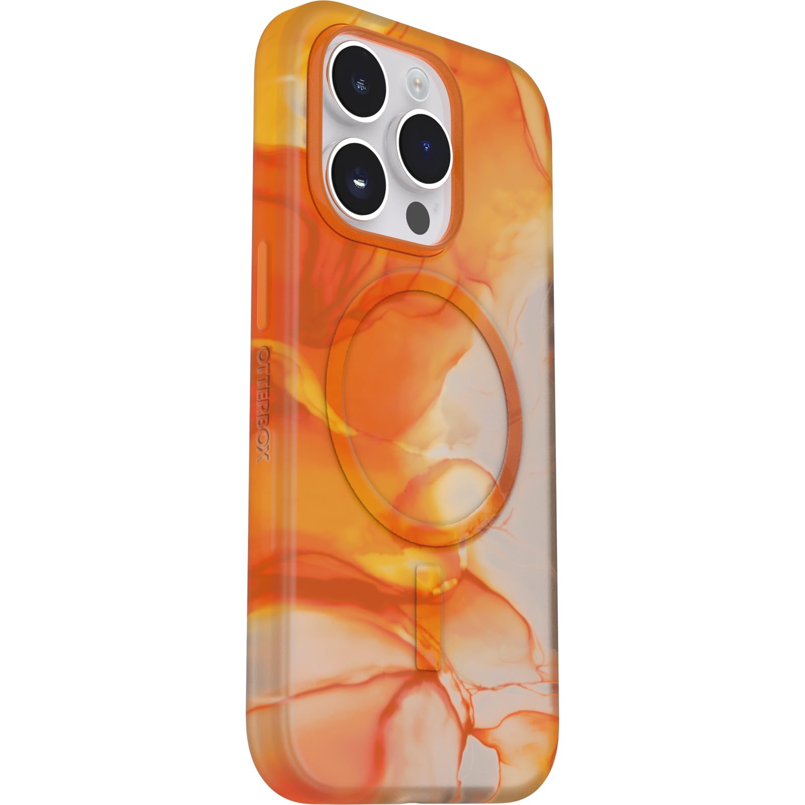 Cover per iPhone 14 Pro OtterBox Slim & Sturdy con MagSafe, resistente a shock e cadute; cover ultrasottile, protettiva, leggera, testata a norme anti caduta MIL-STD 810G, Arancia