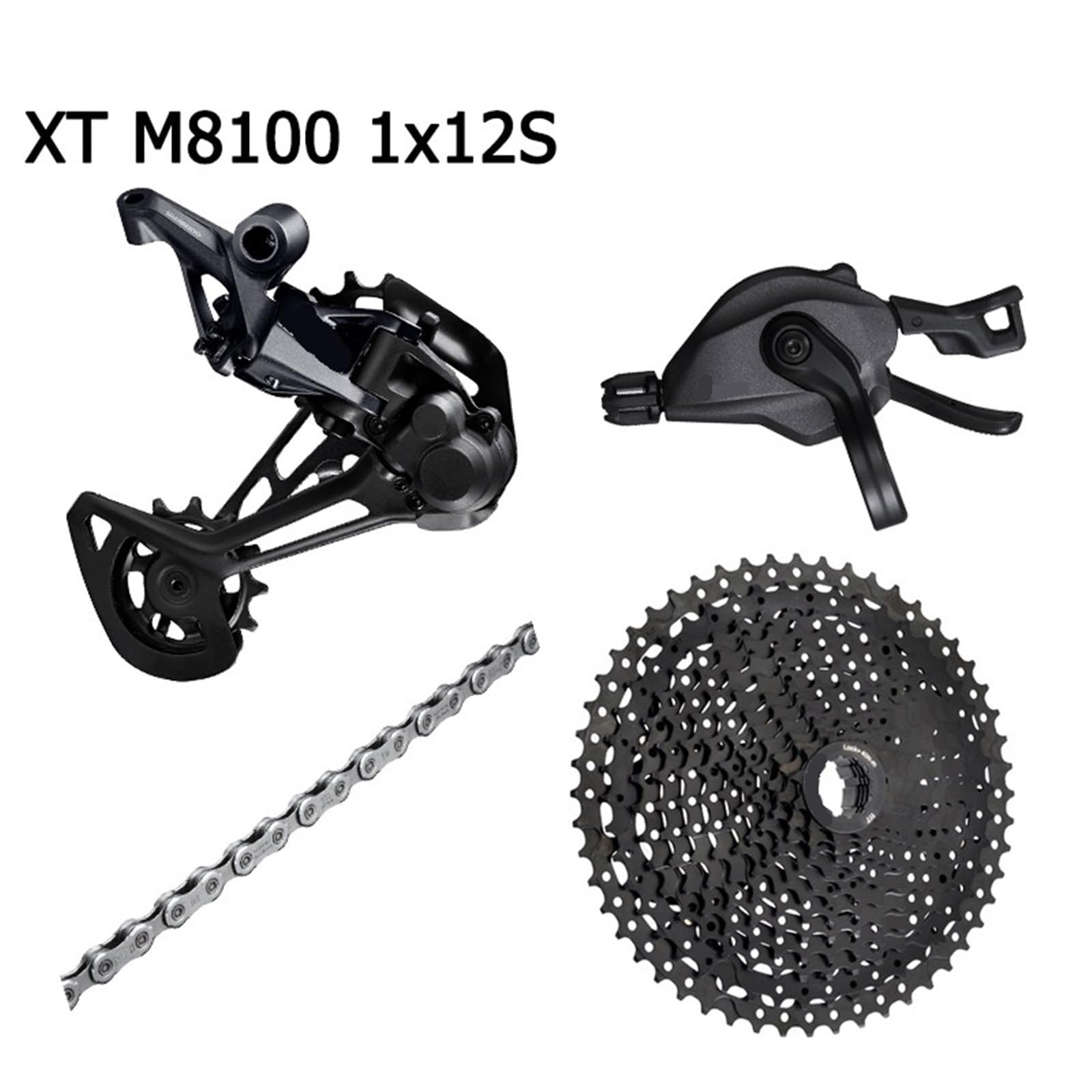 Amazon | 互換性があります シマノ M8100 1x12 MTB ドライブトレイン