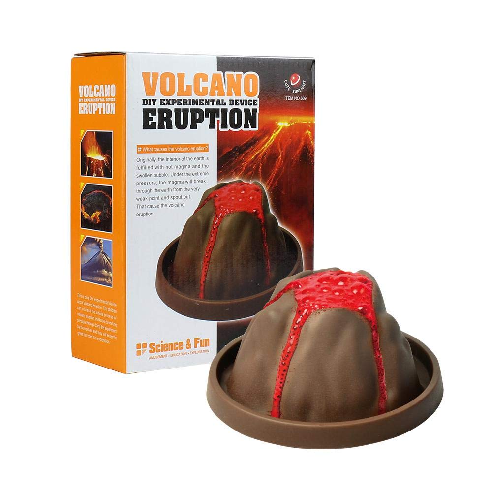 Womdee STEM Volcano Science - Game Volcano Eruption Set, Educational Toy for Kids