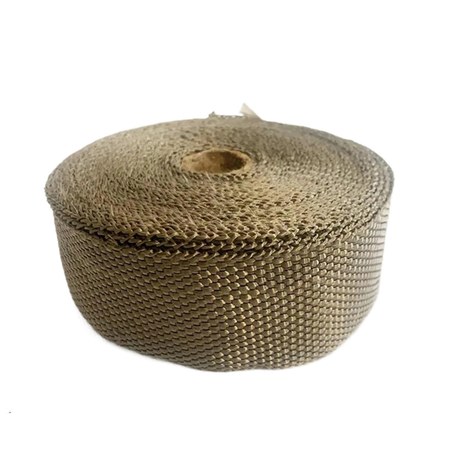 Vbhdte 5Cmx15m Exhaust Heat Guard Exhaust Thermal Band Heat Wrap Protection Manifold Insulation Tape With Stainless Ties Fiberglass Heat Shield Tape(5Cmx15m)