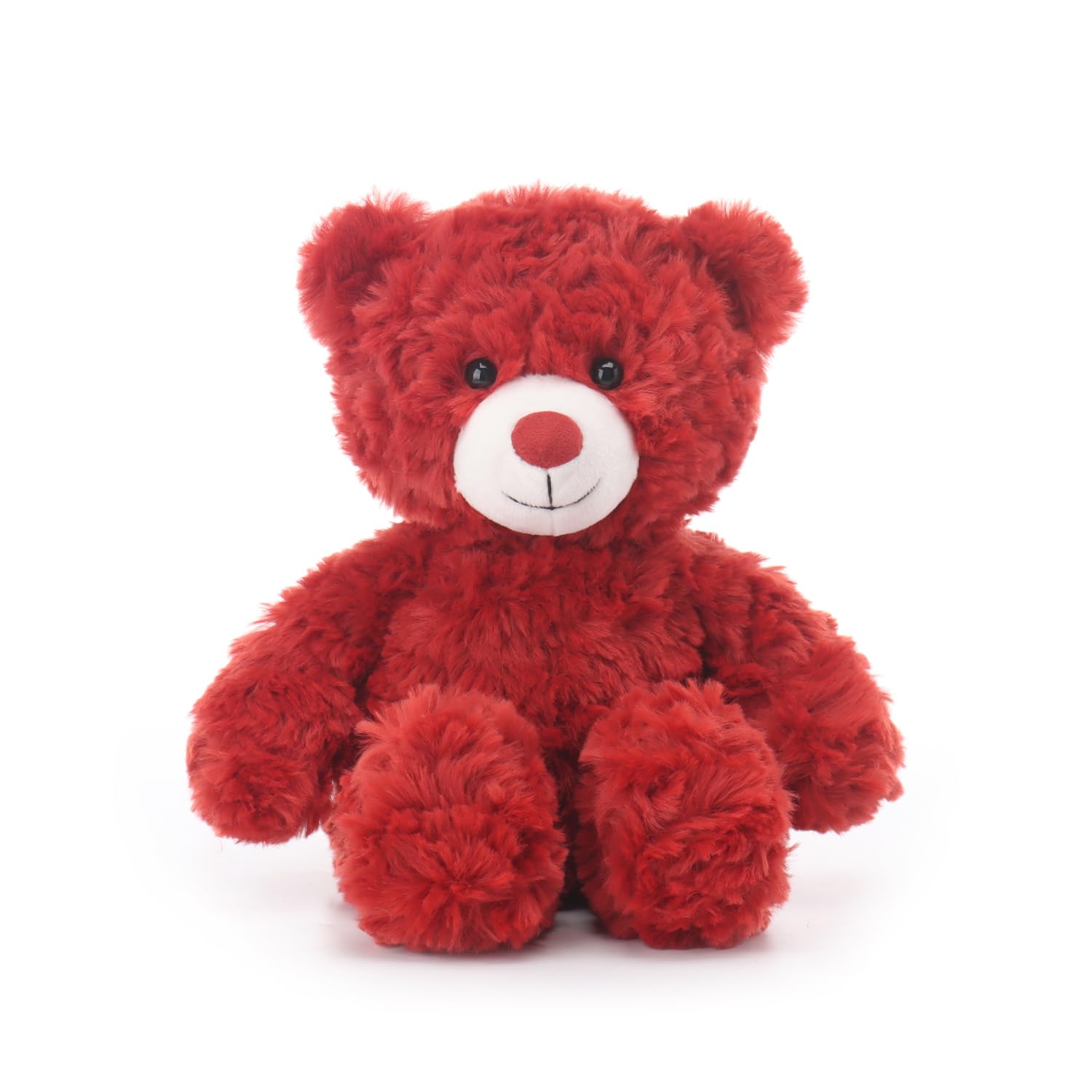 Apricot Lamb Plum Red Flower Bear Plushies Stuffed Animals for Baby Girl and Boy, Soft Cute Plush Toys for Kids, 8 Inches โ image 1