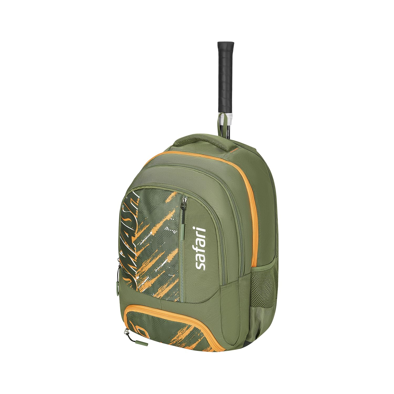 safari Smash 37L Sport Utility School Backpack, Comes with a Racquet Holder at the Back, Rain Cover, 4 Large Compartments, Armor Base, Bottle Holder, Front Pocket, School & College Bag-picture-18