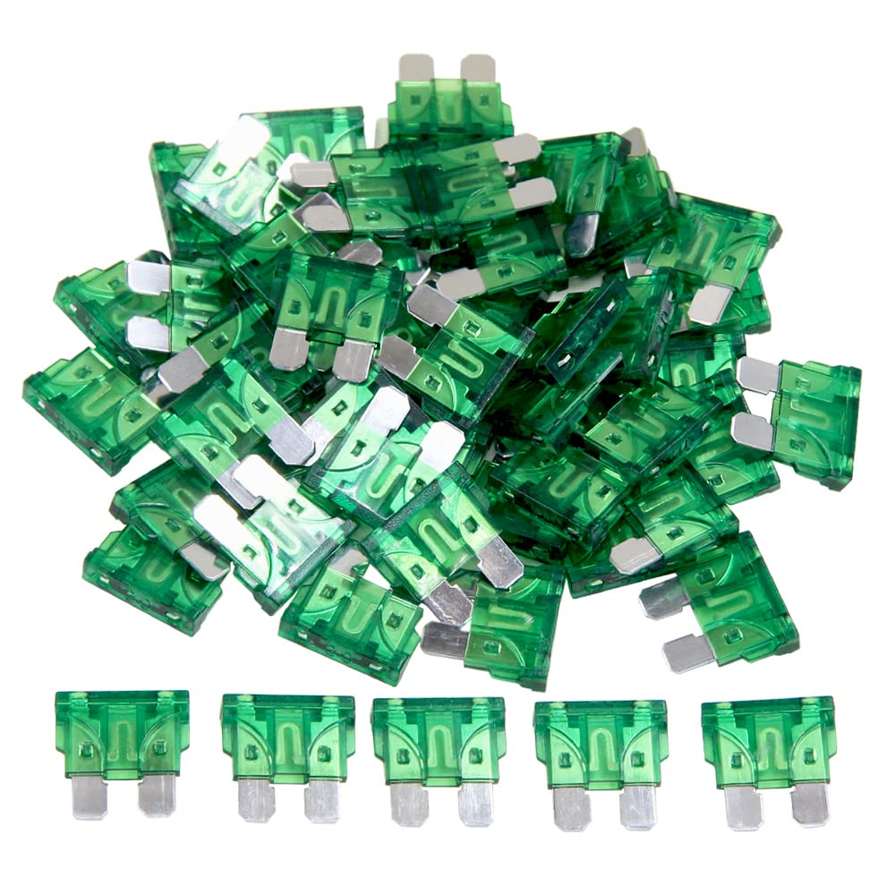 (55 pcs) 30 Amp Standard Blade Fuse, 30A Automotive Fuse for Car Truck-image-35