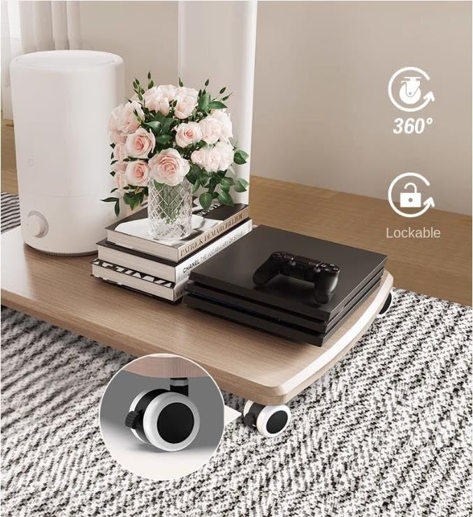 Soporte Universal para TV con Ruedas Altura Ajustable miniatura 4