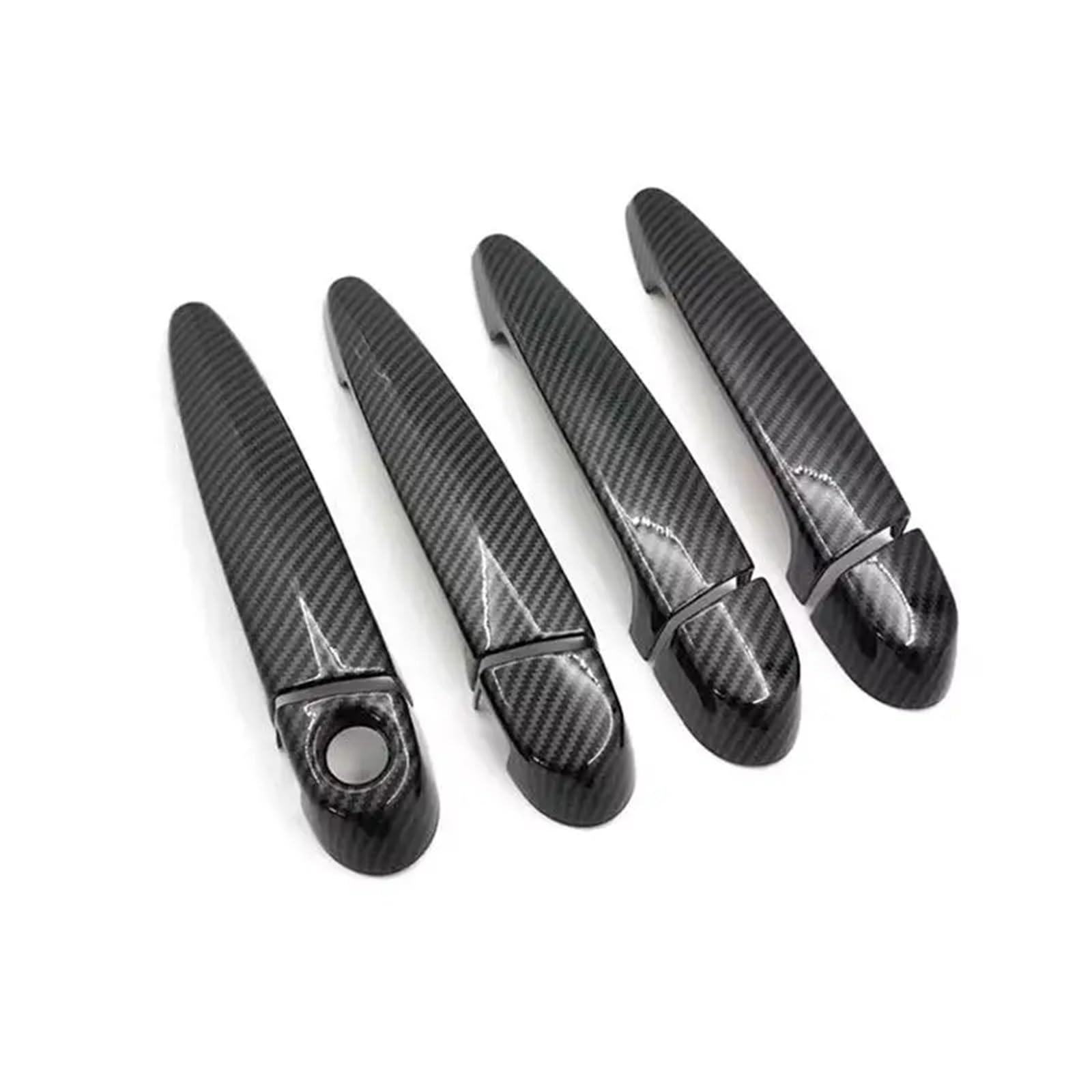 Cfayrlms Carbon Fiber Door Pull Cover Compatible With Bmw For X1 For E84 2010 2011 2012 2013 2014 2015 Car Door Handle Pull Trim Cover Piano Black