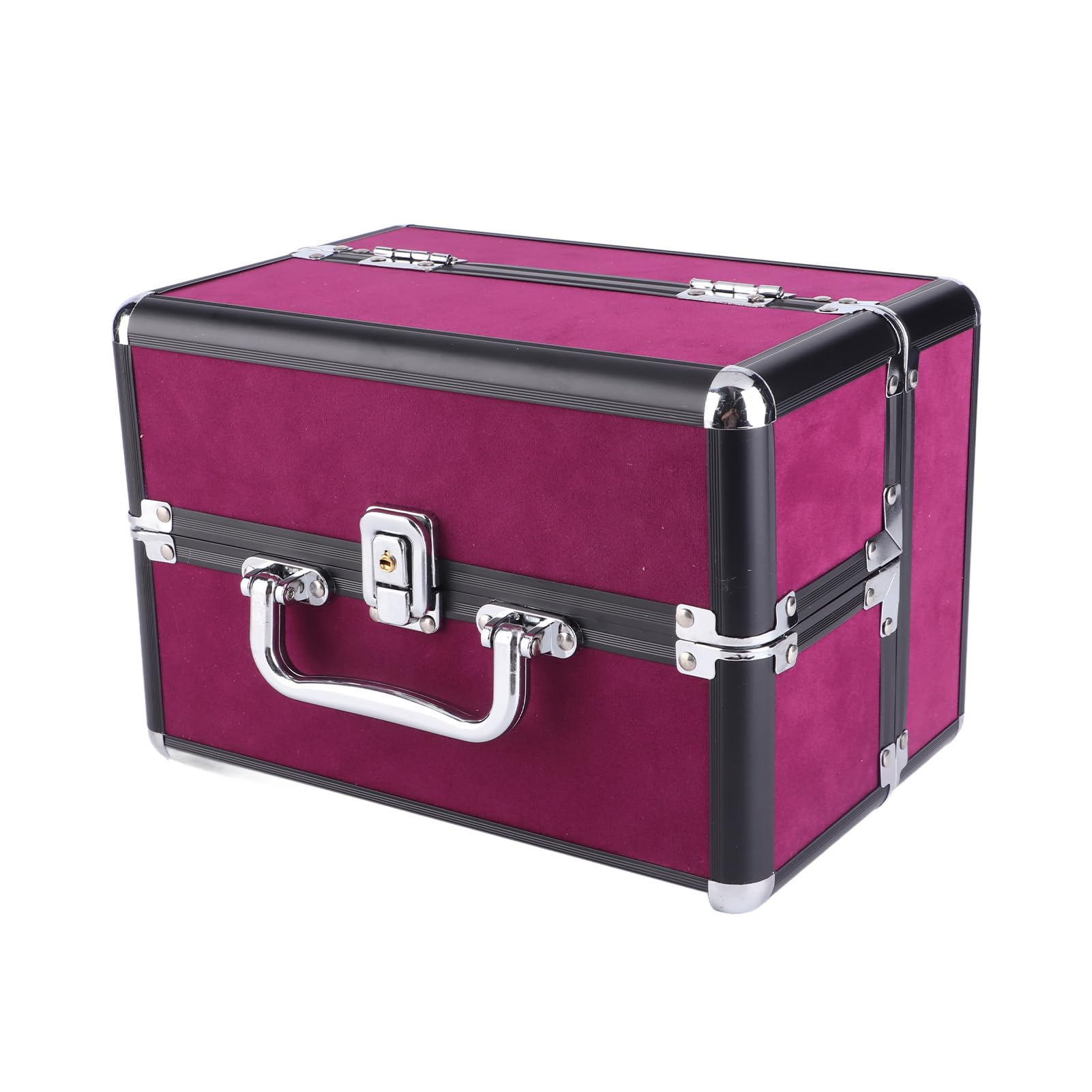 Cryfokt Makeup Carrying Box Multi Layer Design for Professional Nail Art