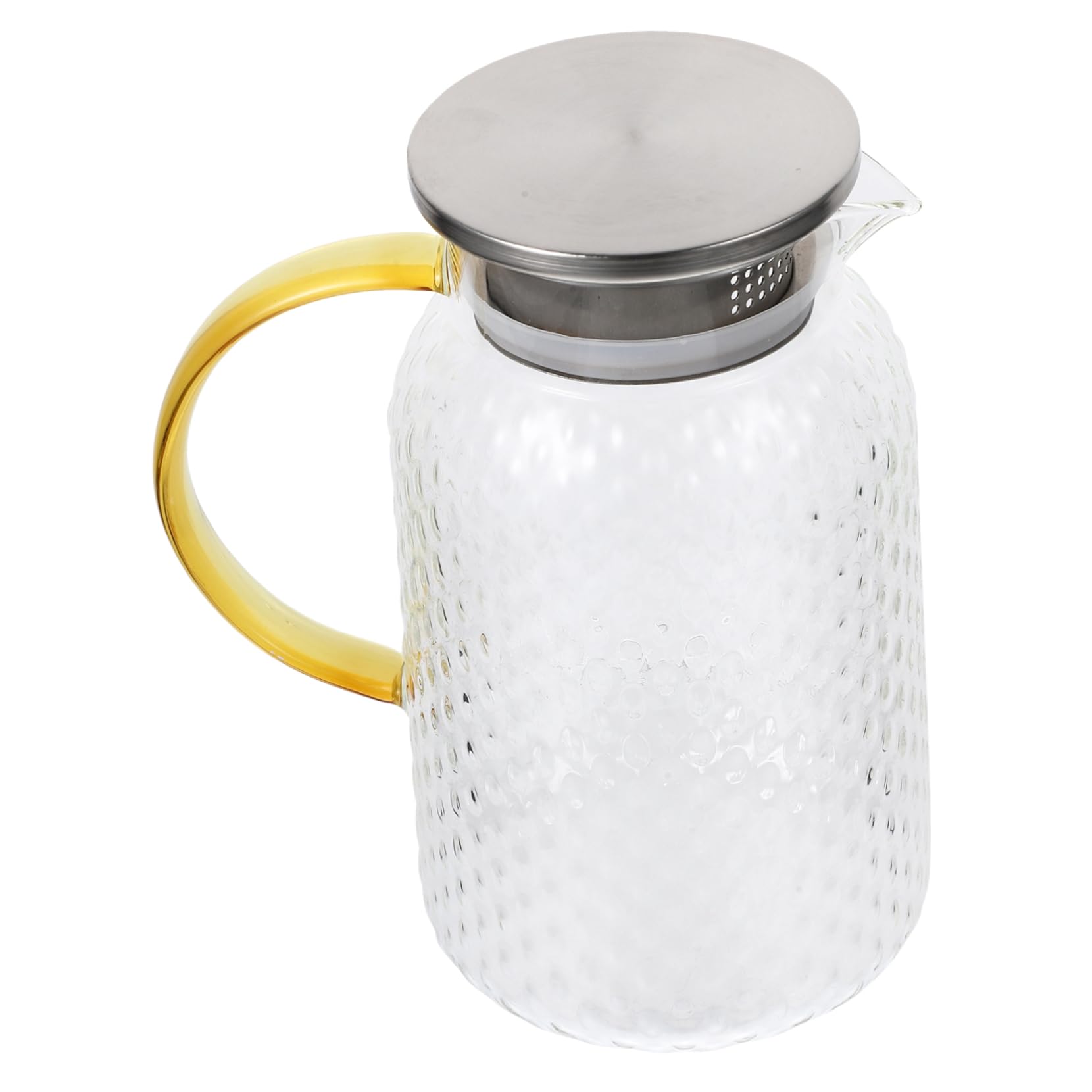 LABRIMP Jarra Vidrio de Gran Capacidad Hervidor Resistente Calor para Fría para Leche y Bebidas