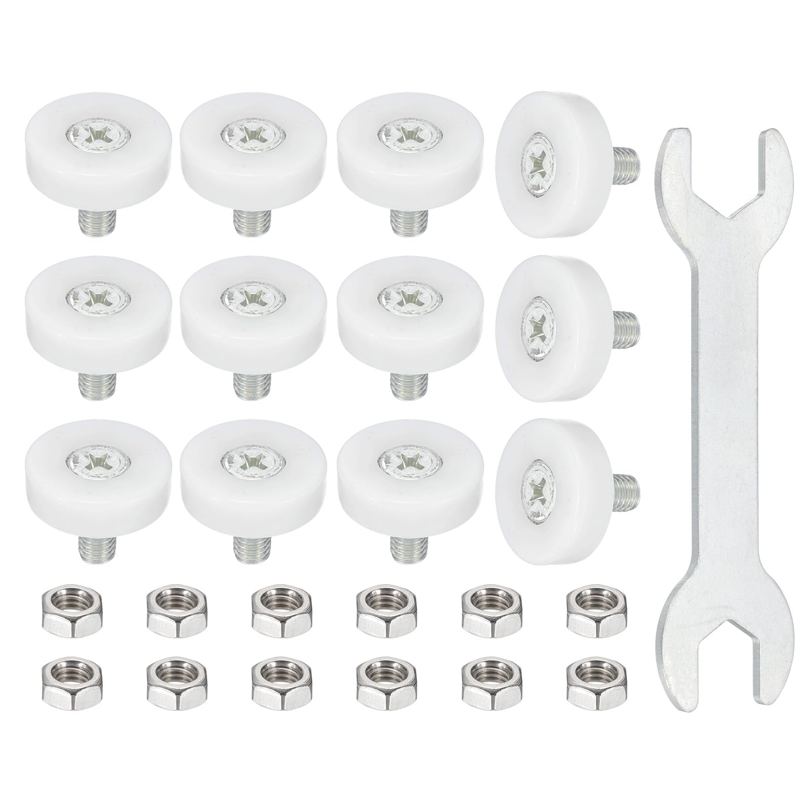Rodillos de cajón de 22 mm para un deslizamiento fluido de archivadores pesados