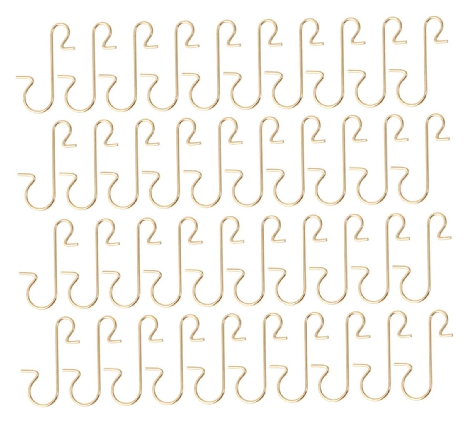 Ganci appesi s, 150 pezzi ganci a forma di S ganci for decorazioni natalizie ganci in metallo for Natale ganci for calze piccoli ganci for ornamenti appendiabiti for vestiti resistenti strumento for a