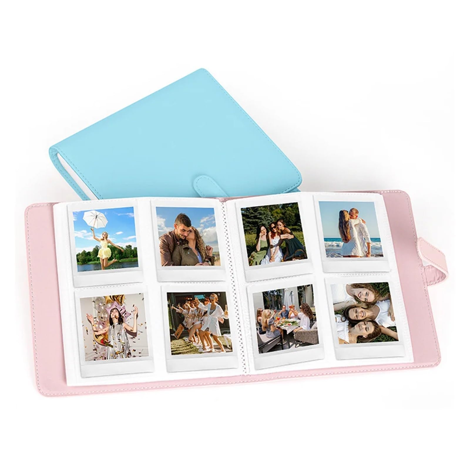 Álbum de fotos con 288 bolsillos for cámara Instax Square Mini 3 Square y Mini Shot 3 Square.(Pink)