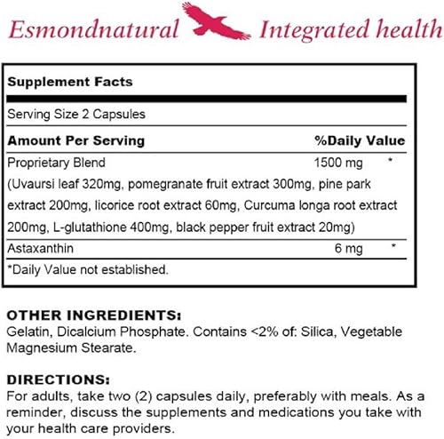 Miniatura 3 de Cápsula blanqueadora de la piel (repara, mejora y protege la piel), GMP, producto natural certificado Assn, fabricado en Estados Unidos - 60 cápsulas