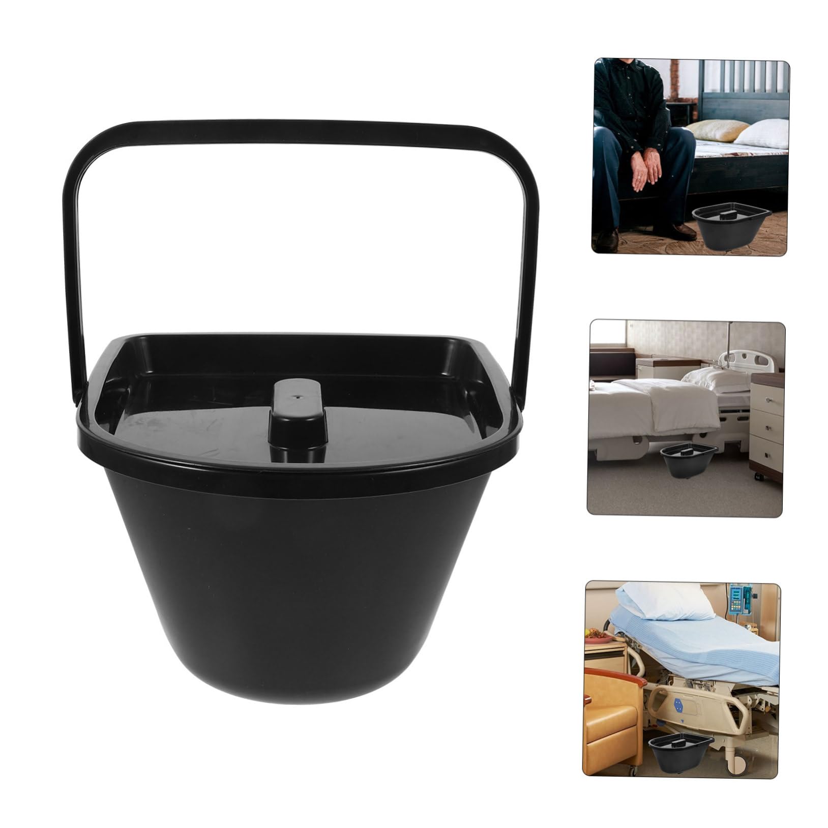 Accesorios De Baño Orinal Doméstico De Plástico Inodoro Portátil Para Adultos Escupidera Cubo De Orina Para Sanitarios Wc Uso Para Personas Mayores