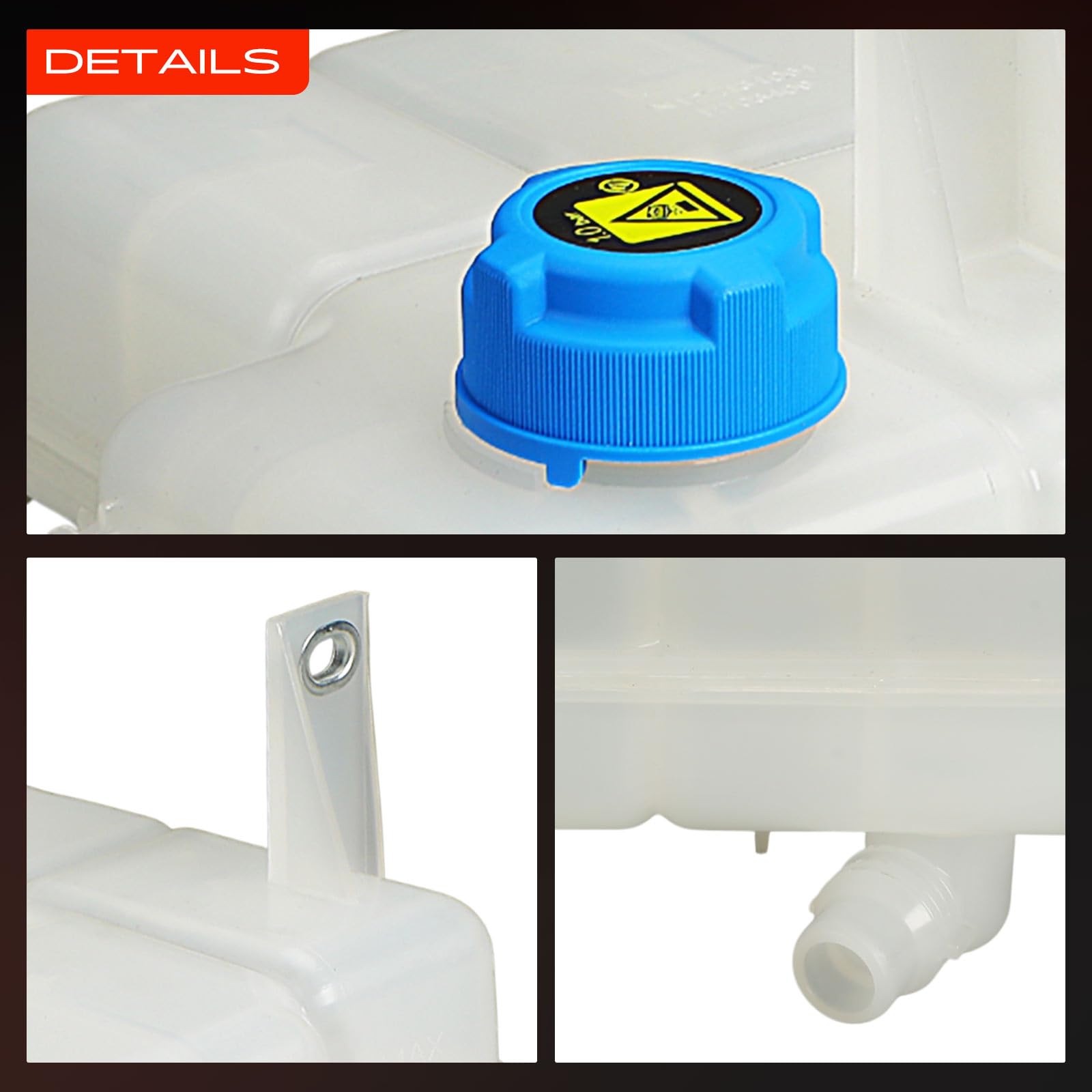 Frankberg Serbatoio di compensazione Serbatoio del liquido di raffreddamento Con Coperchio Compatibile con Daily V Daily VI Replace# 5801303409, 5801303414