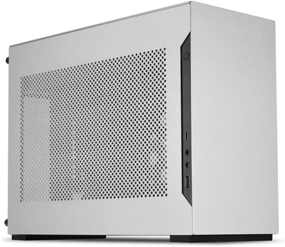 LIANLI PCIe 4.0対応 スモールフォームファクターPCケース A4-H2O シルバー Mini-ITX対応 最大322mmトリプルスロットGPU搭載可能 USB 3.1 type Cコネクタ搭載 SFX/SFX-L電源対応 A4-H2OA4日本正規代理店品