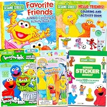 Sesame Street Ultimate Coloring and Activity Book Set for Kids - Bundle with Coloring Pages, Mess Free Coloring, Stickers, More | Jumbo Sesame Street Coloring Books