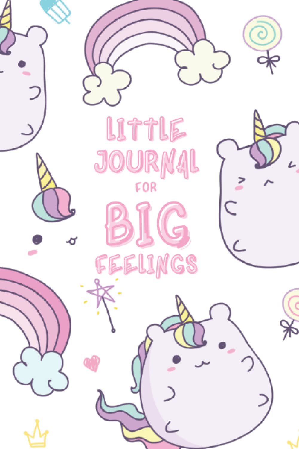 Caticorn | Little Journal for Big Feelings: Emotional well being journal for children 200 pages