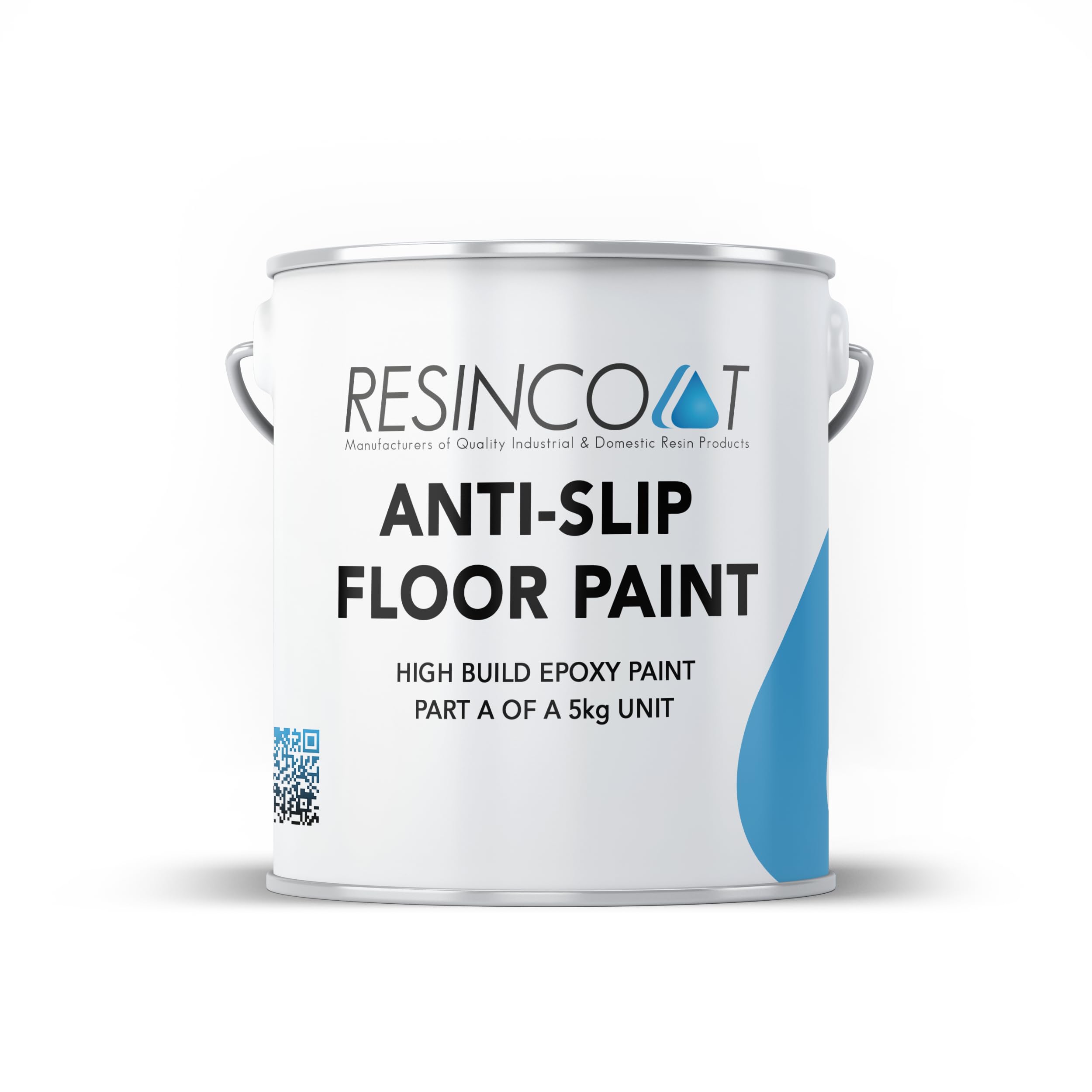 Resincoat Medium Anti Slip Step & Ramp Paint, Long Lasting Slip Resistance, 100% Epoxy No Solvents (2.5Kg, Fern Green)