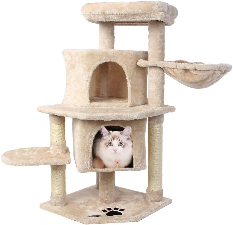 CUPETS Cat House 36 inches Cat Tree MultiLevel Cat Tower