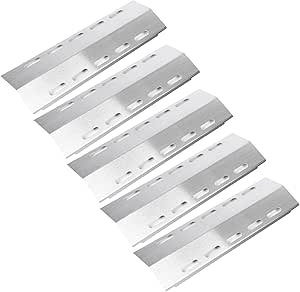 Piastra Riscaldante Acciaio Inox Per Barbecue Ducane 5 Bruciatori - Ricambio 42,8x13 Cm - Foto 3