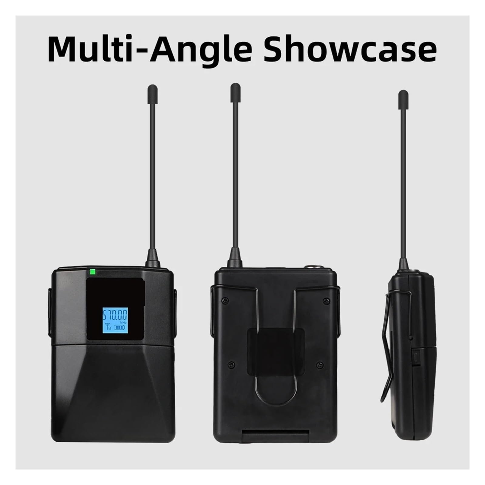 Bezprzewodowy Mikrofon Krawatowy GD1.4 UHF Profesjonalny Klips Do Zestawu Słuchawkowego Mic Bodypack Regulacja Częstotliwości 50M Na Imprezę Czysty OdbióR DźWięKu(2Headset-)