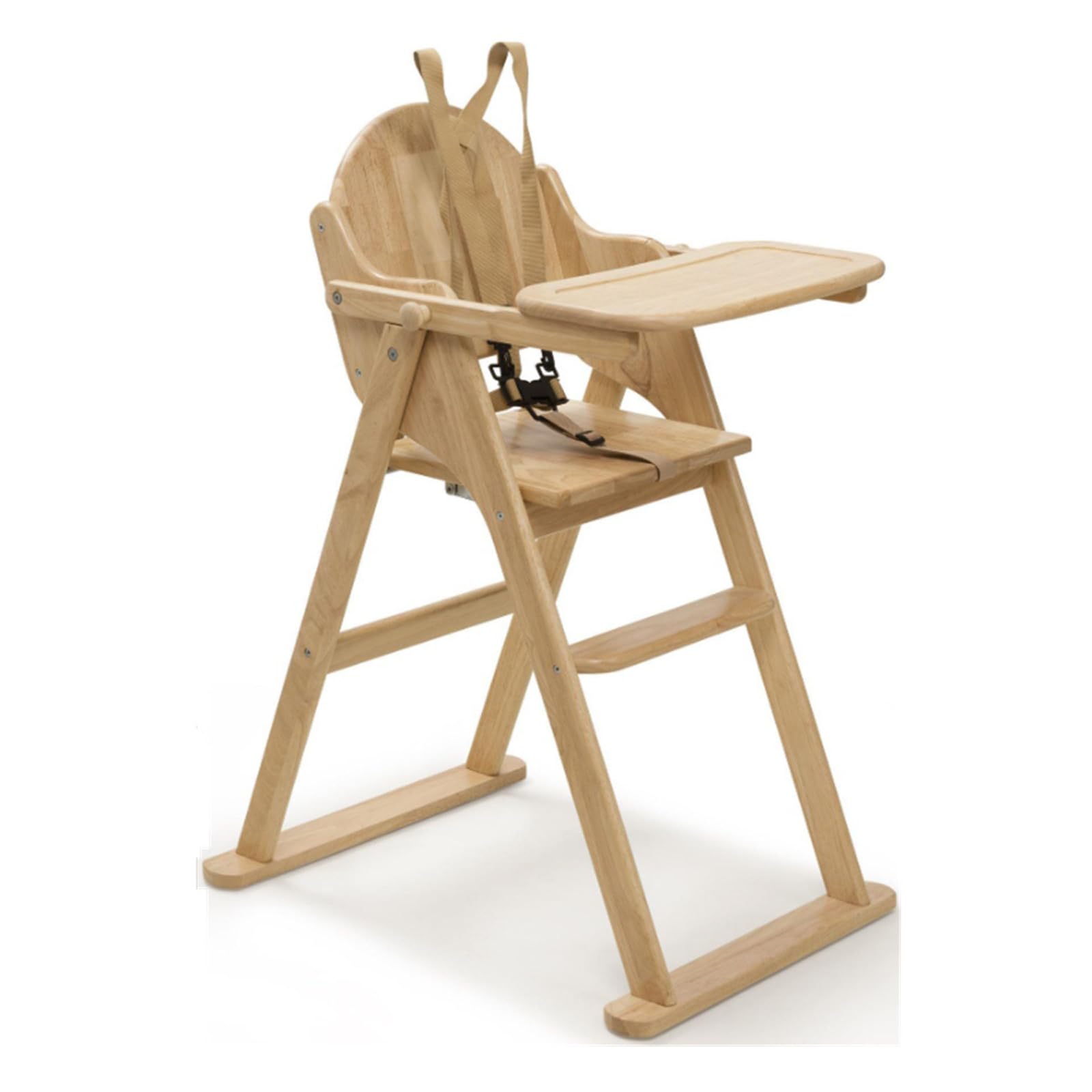 Safetots Wooden High Chair - Baby & Toddler - Natural - Pre-assembled