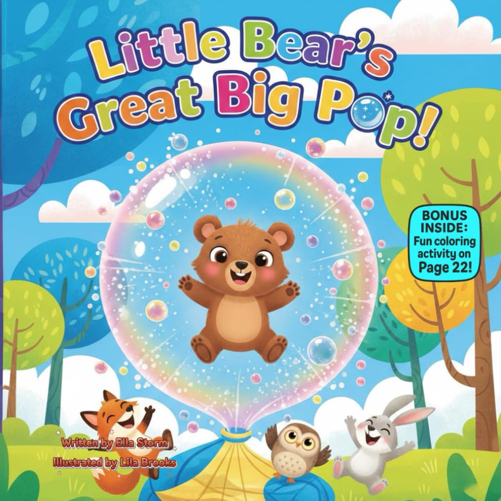 Little Bear’s Great Big Pop!: A Funny Rhyming Picture Book About Big Fun, Big Mistakes, and Thinking Ahead