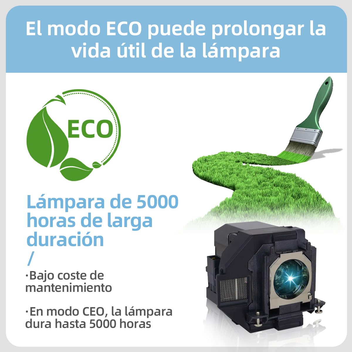 Lampa projektora kompatybilna z Epson EL-PLP97 EH-TW740 EH-TW750 EB-W49 EB-W06 EB-W51 EB-X49 EB-FH06 EB-FH52 EB-E01 EB-U50 EH-TW5700 EH-TW6150 EH-TWTW6150 6250 EH-TW710 EB-X51 EB-X06 EB-992F