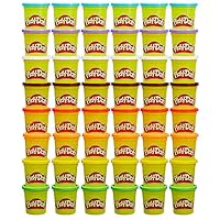Play-Doh Bulk Pack of 48 Cans, 6 Sets of 8 Modeling Compound Colors, 3oz, Back to School Gifts & Prizes for Students & Classroom, Preschool Toys for Kids, Ages 2+ (Amazon Exclusive)