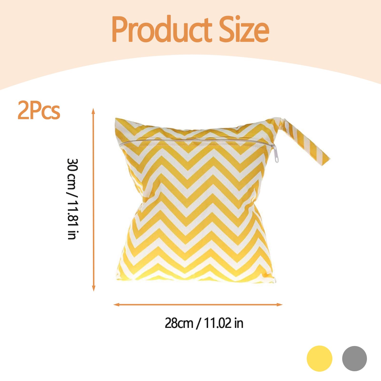 FveVqe 2Pcs Wet Bag - Image 2