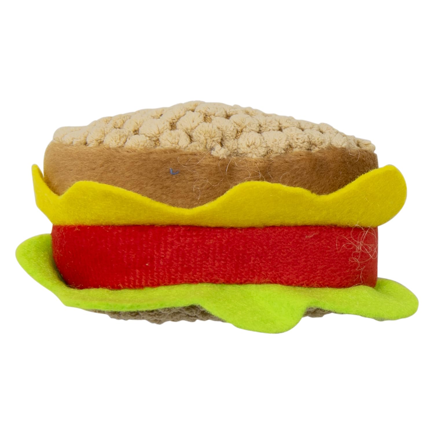 JACK AND VANILLA, Interactive Sandwich Cat Toy, Stimulating Hunting Instinct, Durable and Easy to Clean, Size 10.5 cm, Attractive Colour, Cat Toys Model