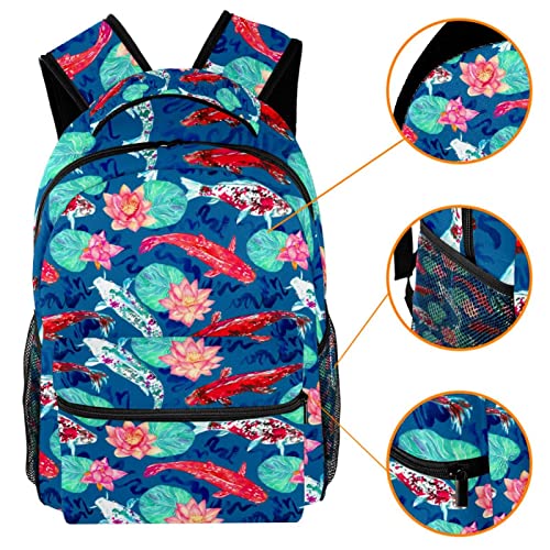 Sac à dos de voyage bleu Leisure Campus medium avec compartiments