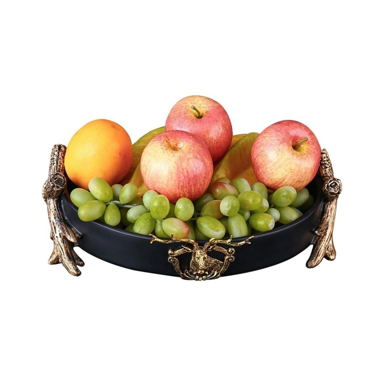 Sjdopulse Fruit Platters Fruit Bowls Serving Trays Coffee Table Decorative Fruit Trays Fruits Baskets Snacks Trays Resin Candy Dishes