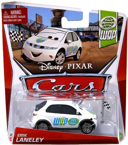 Disney/Pixar Cars, WGP (World Grand Prix) Die-Cast Vehicle, Erik Laneley #9/17, 1:55 Scale by Cars 2