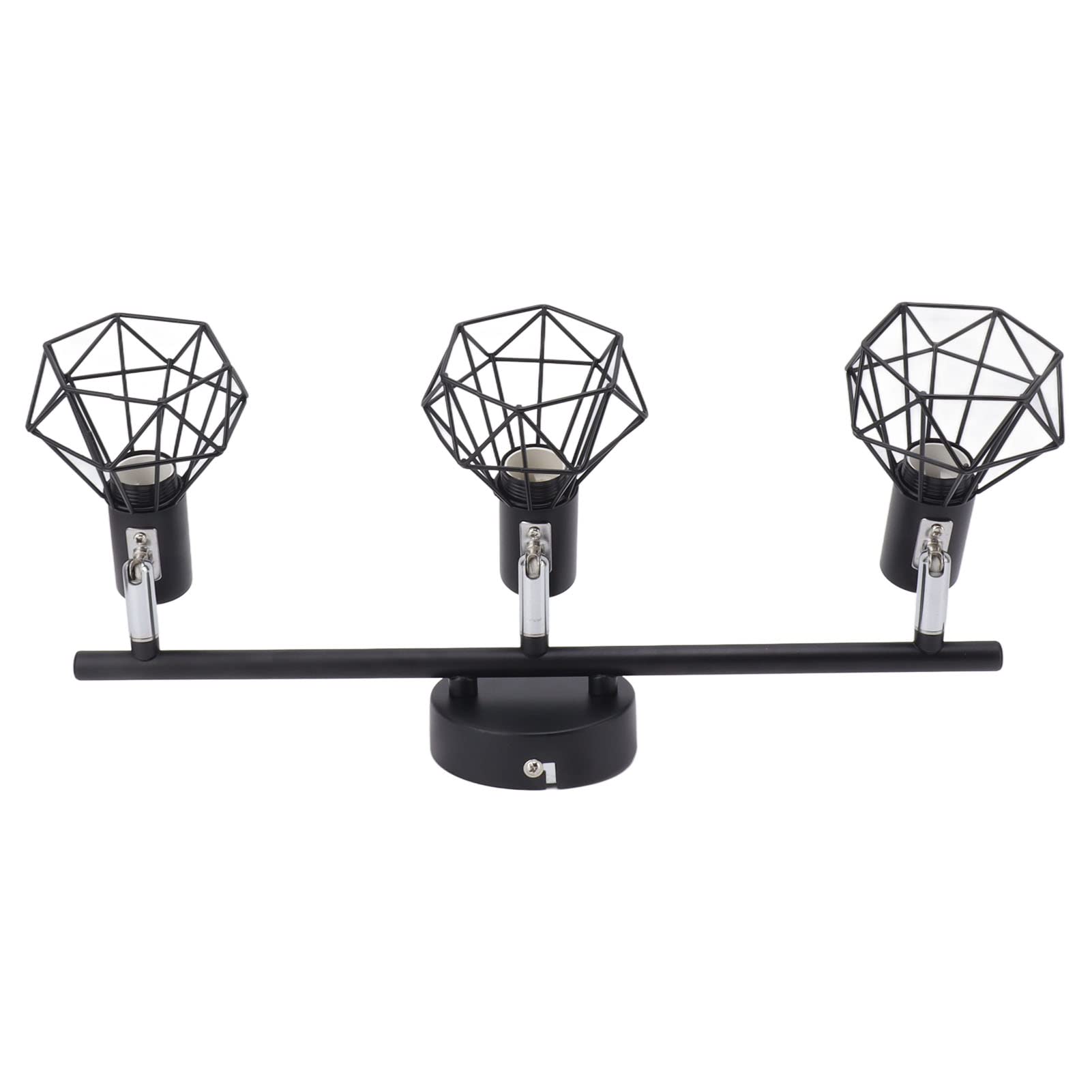 Annadue Kit de Iluminación de Riel de 3 Luces, Luz de Riel LED Giratoria, Foco de Techo Negro Mate, Luz de Moderna Regulable para Cocina Sala de Estar