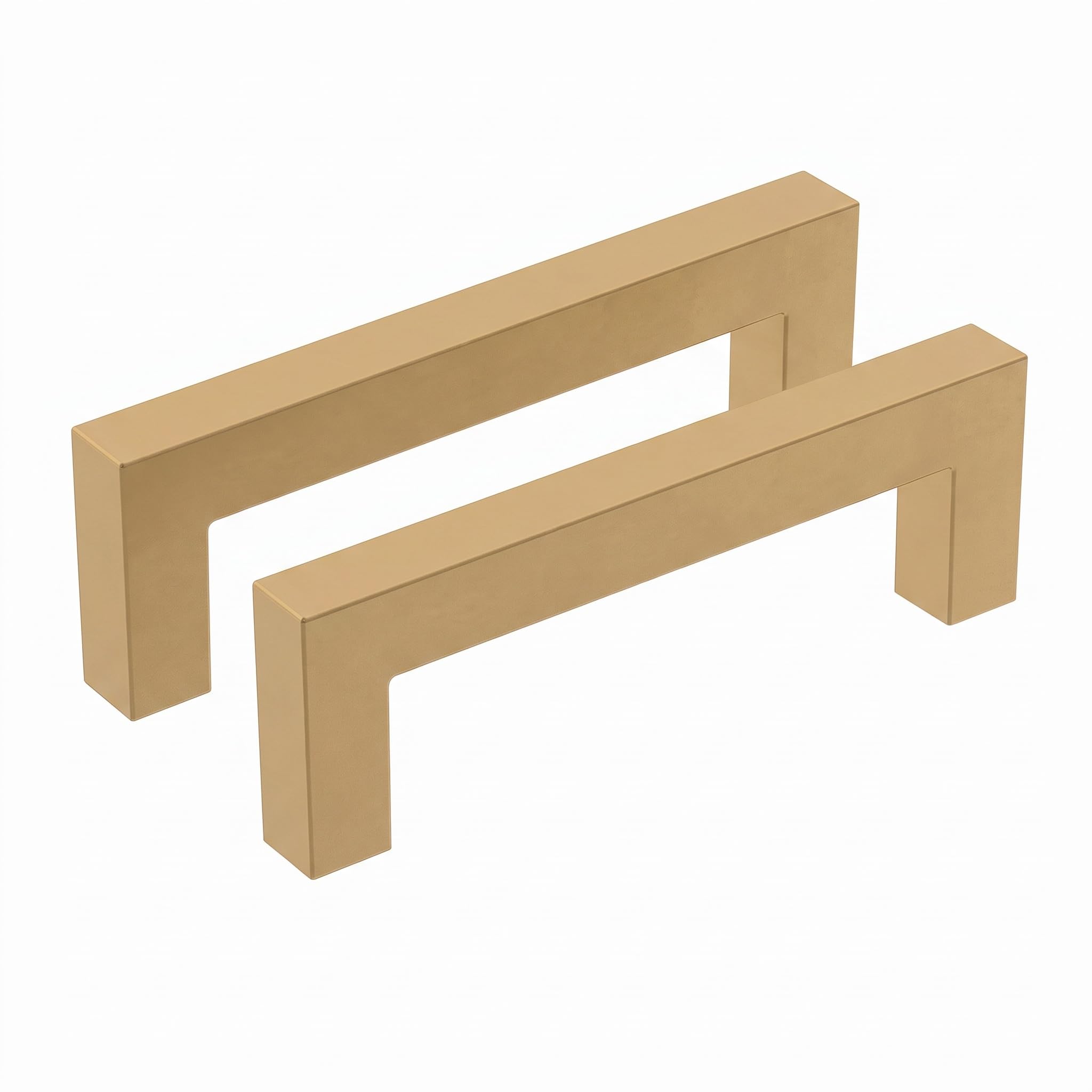 Amerock | Cabinet Pull | Champagne Bronze | 3-3/4 inch (96 mm) Center-to-Center | Monument | 2 Pack | Drawer Pull | Cabinet Handle | Cabinet Hardware