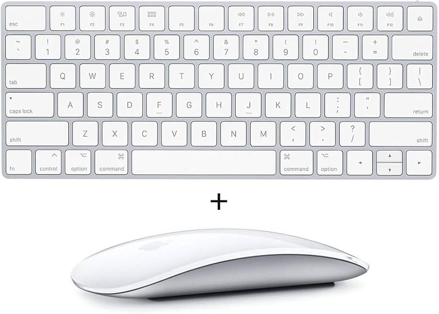 Apple Mac Wireless Keyboard 2 (A1644) & Wireless Magic Mouse 2