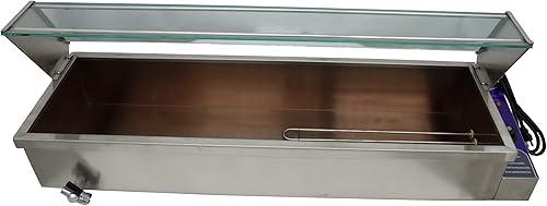 Miniatura 6 de INTBUYING Calentador de alimentos de 4 sartenes, mesa de vapor, máquina de cocina, calentador de baño, suministro de desayuno