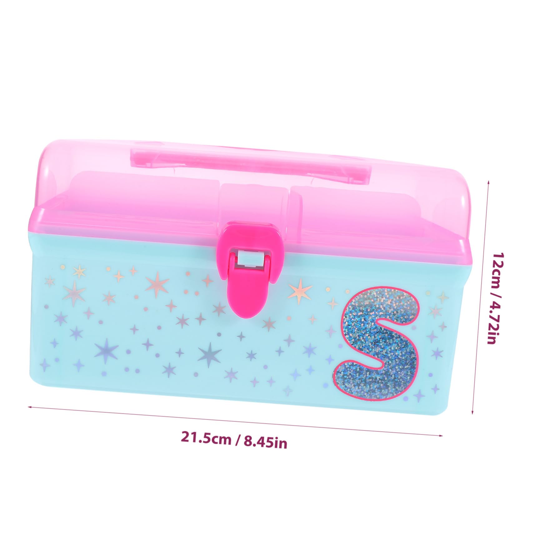 BIUDECO Children's Room Toy Storage Toys Organizer Handheld Lidded Box Cartoon Organizer Style