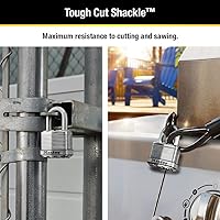 Vista 3 de Master Lock M1XD Magnum - Candado resistente con llave, 1 paquete