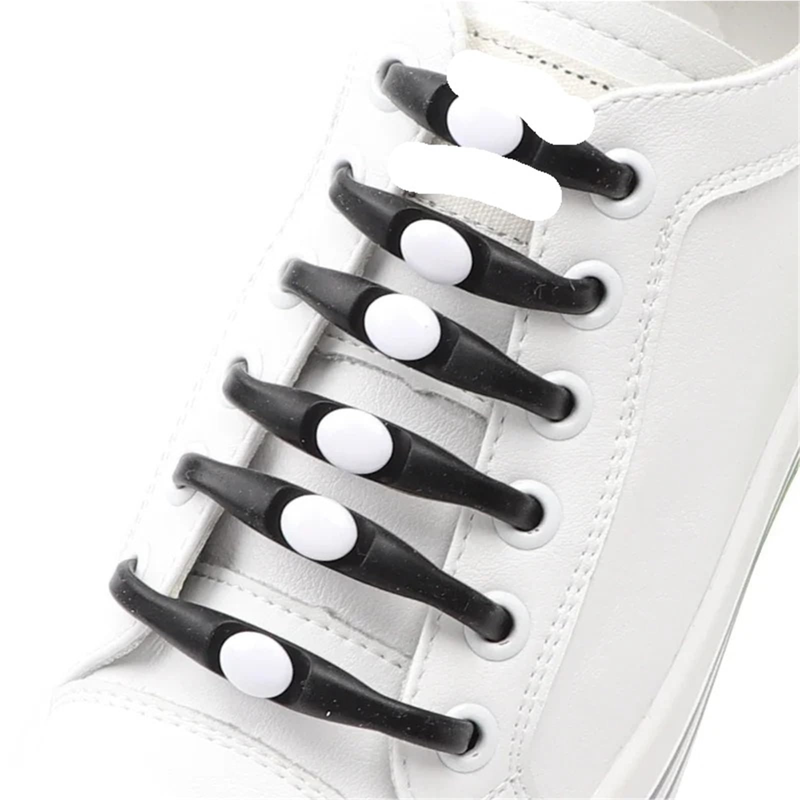 12Pcs Bunte Silikon Schnürsenkel Ohne Krawatten Bequem for Kinder Erwachsene Elastische Spitze Für Sneaker