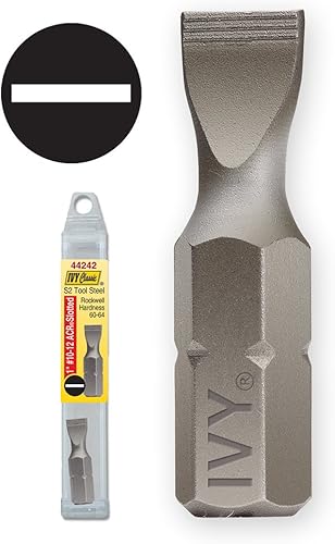 Miniatura 9 de IVY Classic 44238 Broca de inserción acanalada ranurada #6-8 de 1 pulgada, Impact Plus, 1caja