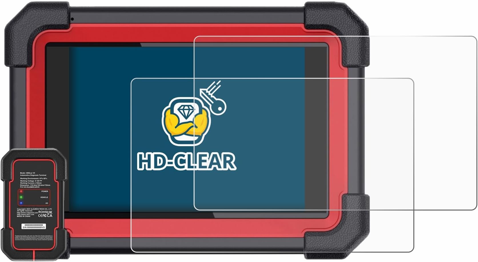 brotect Screen Protector compatible with Launch X-431 CRP 919E BT (2 Pack) - HD-Clear Protection Film