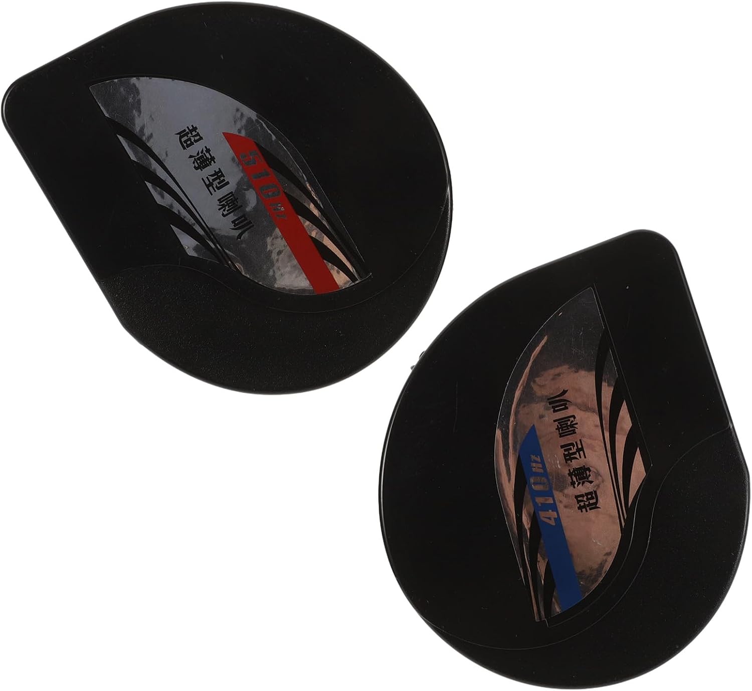 Loud Motorcycle Horn Replacement 12v Metal Snail Horn for Motorbike and Scooter, High-low Tone Motorcycle Accessory Compatible with Electric Bikes and Powersports