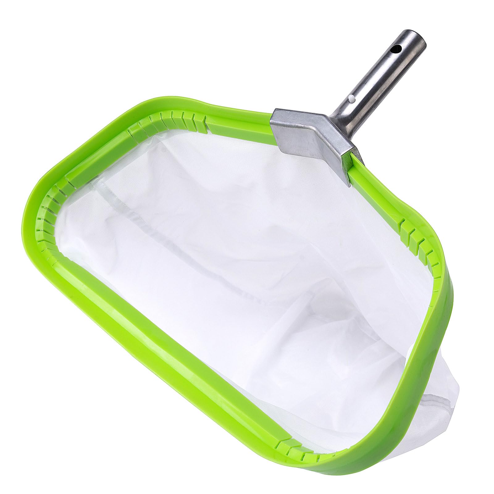 Ultra Fina Red de Piscina para Limpiar Polen Pequeños Mosquitos, RecogeHojas para Piscina con Marco Reforzado de Aluminio, Pool Rake Skimmer Net