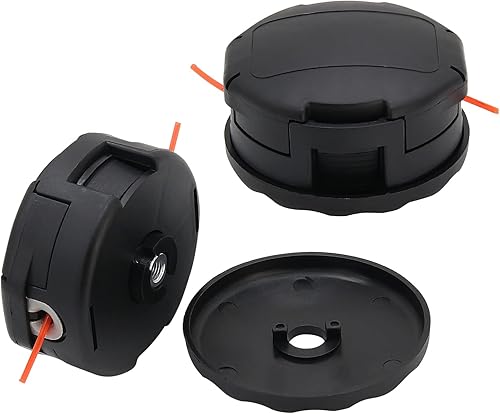 Cabezal de recortadora de hilo SRM-225 para Echo Weed Eater Speed Feed 400 SRM2100 SRM225 SRM200 SRM230 SRM250 SRM265 SRM266 SRM280 compatible con