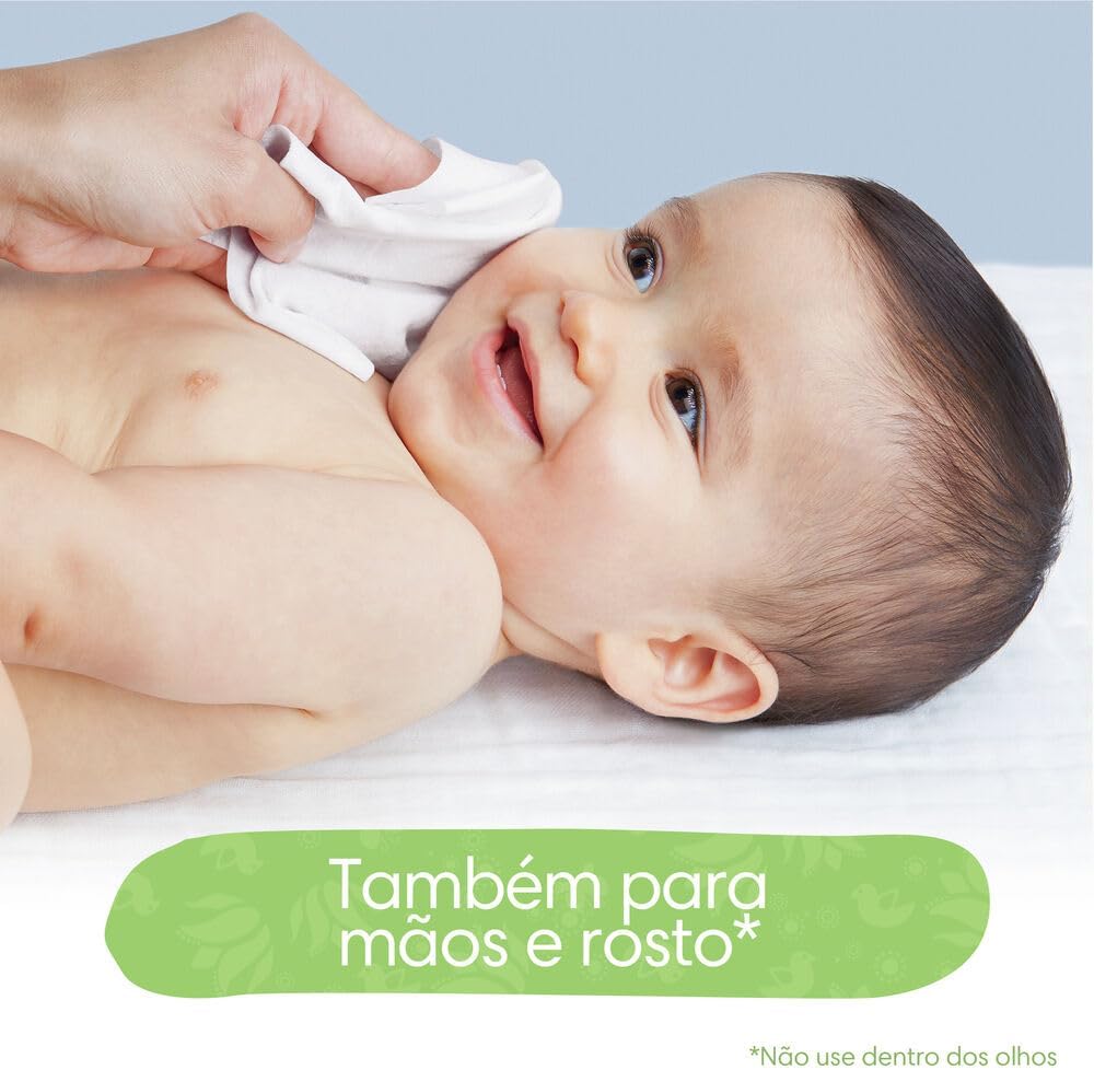 Lenços Umedecidos Pampers Aroma de Aloe Vera 48 Unidades, Pampers