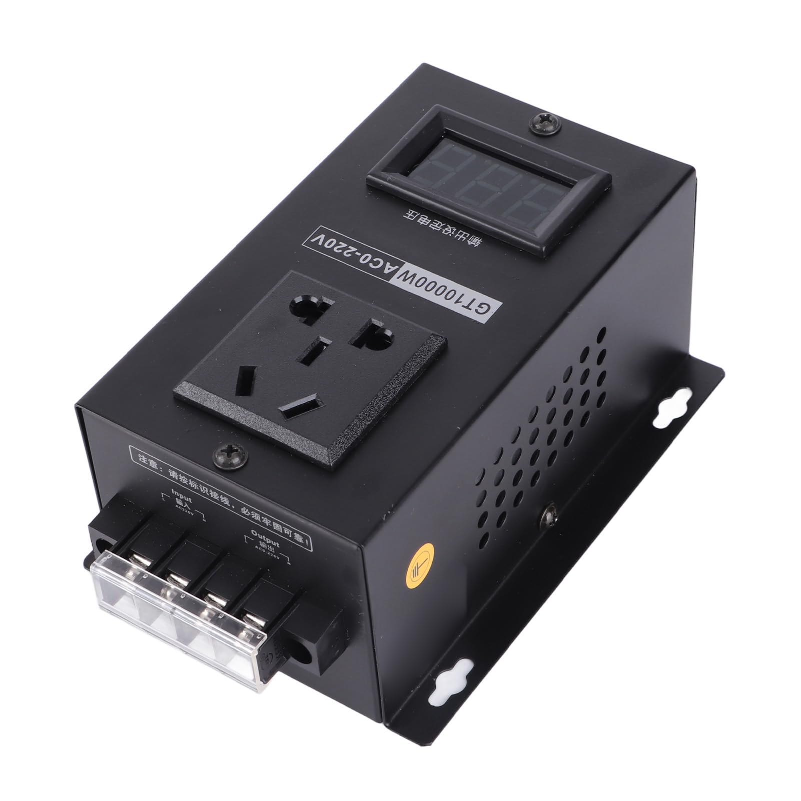 Regulador de Voltaje Electrónico AC 220V 10000W Regulador de Voltaje Electrónico de Tiristor Ajustable de Alta Precisión