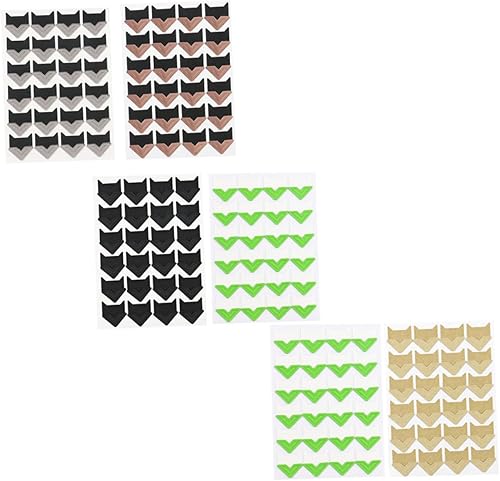 EXCEART 6 hojas de calcomanías de esquina para álbum de fotos, vintage, esquinas de montaje de fotos, álbum de fotos vintage, soporte para fotos,