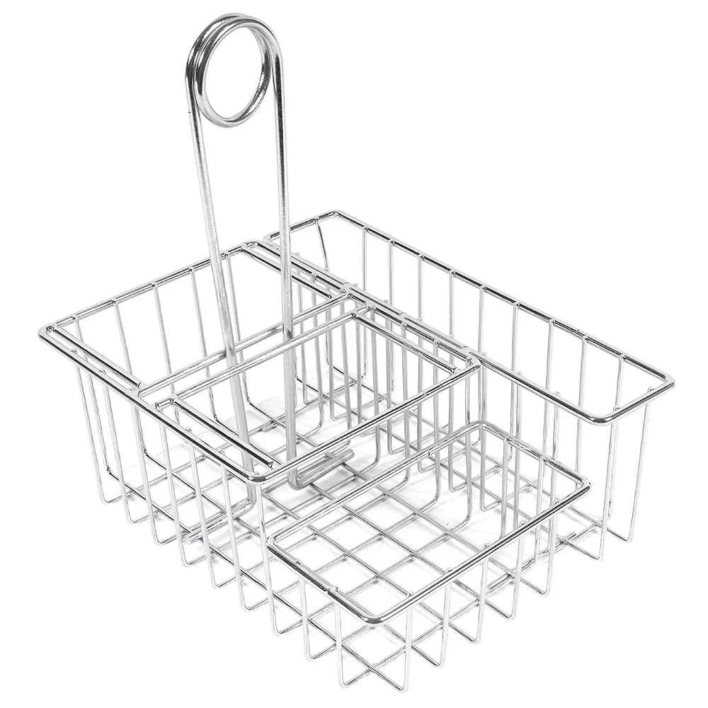 G.E.T. 4-21696 Chrome Compartment Caddy with Loop Handle, 8