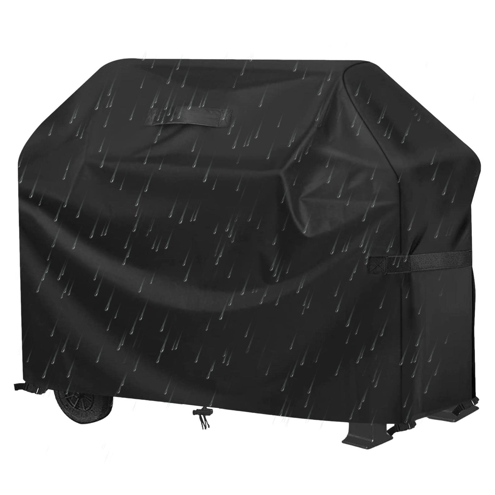 Vigcebit Grill Cover - Water and Fade Resistant Grill Cover for Outdoor Grill,Durable Barbecue Cover, Compatible for Most Brands